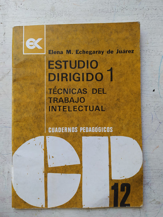 Libro usado en venta: Estudio dirigido 1 de Elena Echegaray de Juarez; editorial Kapelusz impreso en 1971 realizamos envios a todo el mundo.1