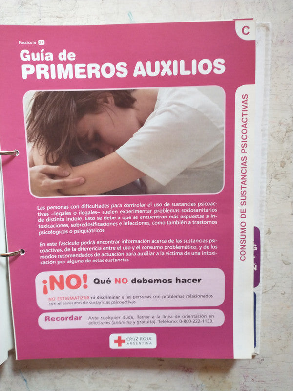 Libro usado en venta: Guia de primeros auxilios; editorial Aguilar impreso en 2012 realizamos envios a todo el mundo.3