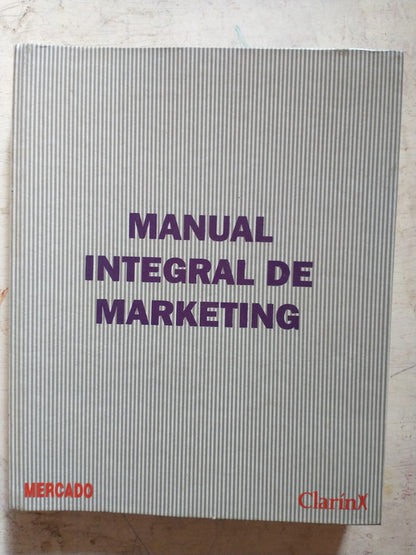 Libro usado en venta: Manual integral de Marketing de Lideres del tercer milenio; editorial AGEA realizamos envios a todo el mundo.1