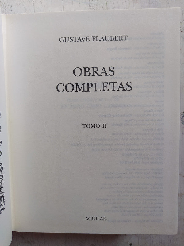 Libro usado en venta: Obras completas (2 Tomos) de Dante Alighieri; editorial Aguilar impreso en 2004 realizamos envios a todo el mundo.2