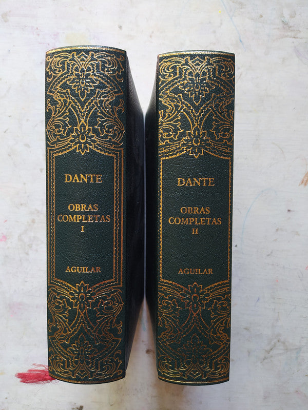 Libro usado en venta: Obras completas (2 Tomos) de Dante Alighieri; editorial Aguilar impreso en 2004 realizamos envios a todo el mundo.3