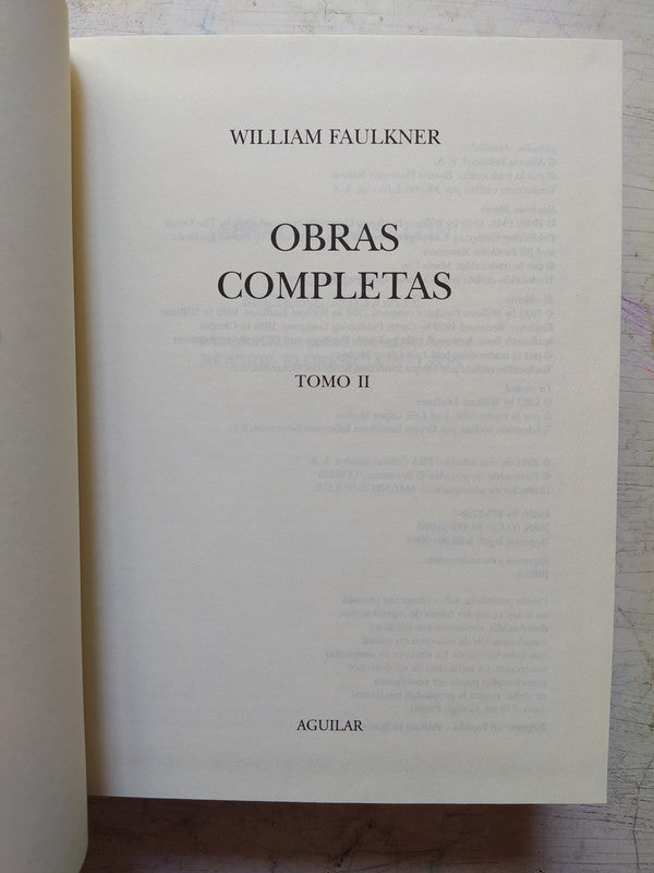 Libro usado en venta: Obras completas (2 Tomos) de Miguel de Cervantes Saavedra; editorial Aguilar impreso en 2003 realizamos envios a todo el mundo.2