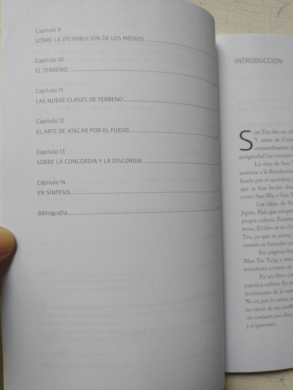 Libro usado en venta: El arte de la guerra conceptos interdiciplinarios de Sun Tsu; editorial Mas letras Comunicaciones impreso en 2014.2
