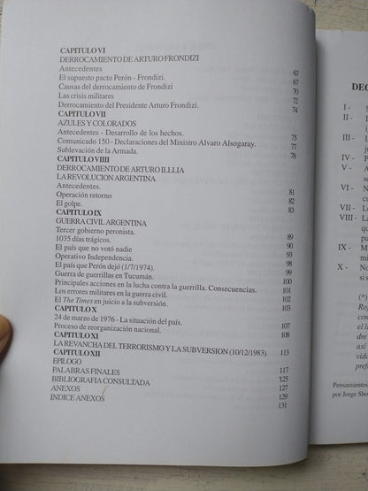 Libro usado en venta: Los errores de los militares en el Siglo XX de Mario H. Laprida; editorial Ediciones del autor impreso en 2001.3