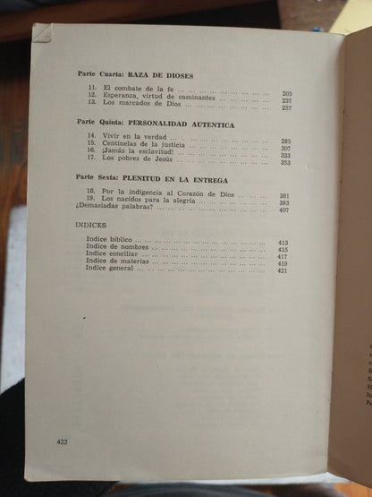 Libro usado en venta: Cristianismo para hombres sinceros de Francisco Garcia Salve, S. J.; editorial Guadalupe impreso en 1968 envios a todo el mundo.3