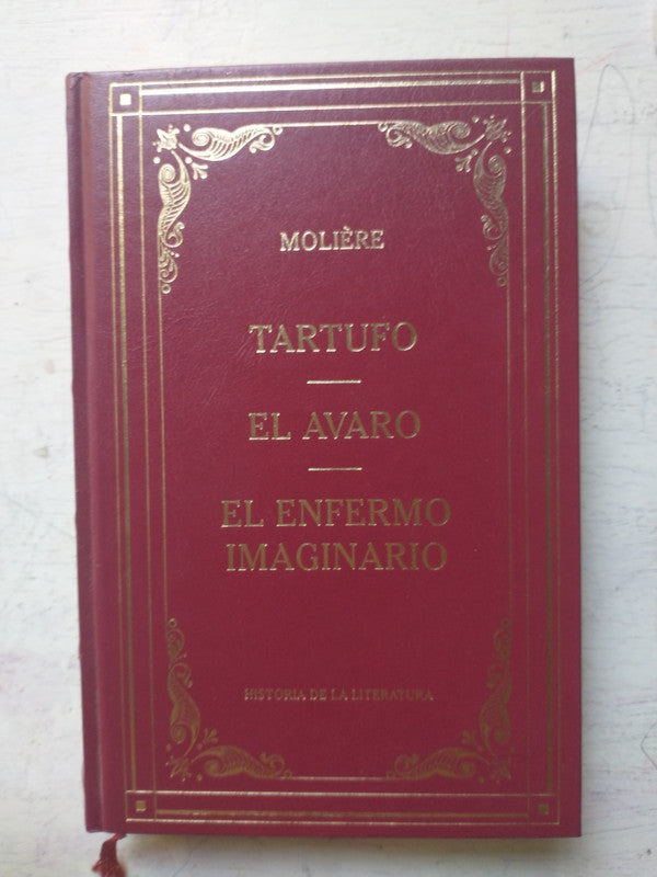 Libro usado en venta: Tartufo - El avaro - El enfermo imaginario de Jean-Baptiste Poquelin (Molière); editorial RBA impreso en 2002.1