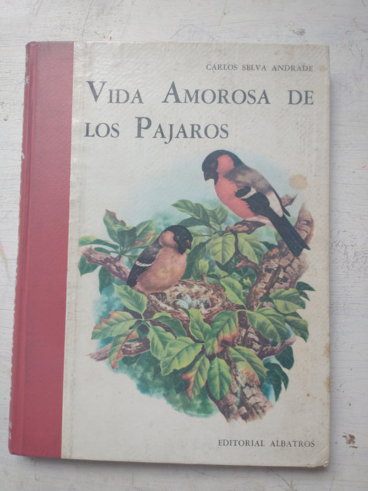 Libro usado en venta: Vida amorosa de los pajaros de Carlos Selva Andrade; editorial Albatros impreso en 1974 realizamos envios a todo el mundo.1