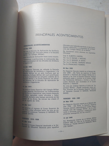 Libro usado en venta: Escuela Superior Tecnica "General de Division Manuel Nicolas Savio" (Cincuentenario); realizamos envios a todo el mundo.3
