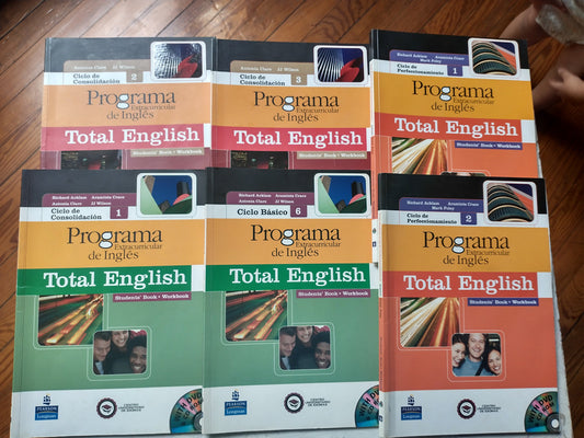 Libro usado en venta: Programa extracurricular de Ingles (6 Vol.); editorial Longman impreso en 2008 realizamos envios a todo el mundo.1