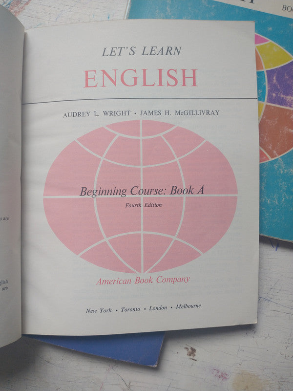 Libro usado en venta: Let's Learn English (Book A-B-C) de Audrey L. Wright - James H. McGillivray; editorial American Book Company impreso en 1971.2