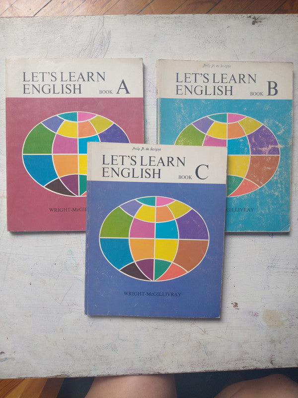 Libro usado en venta: Let's Learn English (Book A-B-C) de Audrey L. Wright - James H. McGillivray; editorial American Book Company impreso en 1971.1