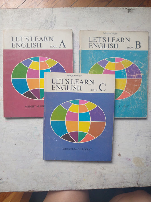 Libro usado en venta: Let's Learn English (Book A-B-C) de Audrey L. Wright - James H. McGillivray; editorial American Book Company impreso en 1971.1