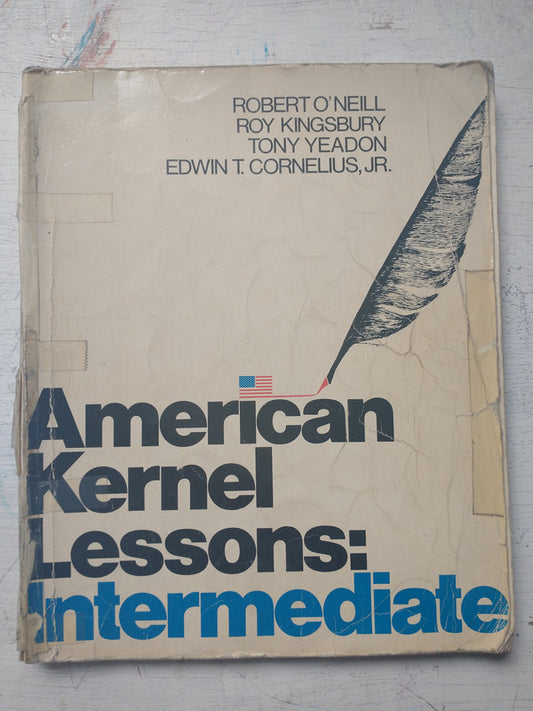Libro usado en venta: American Kernel; editorial Longman impreso en 1978 realizamos envios a todo el mundo.1