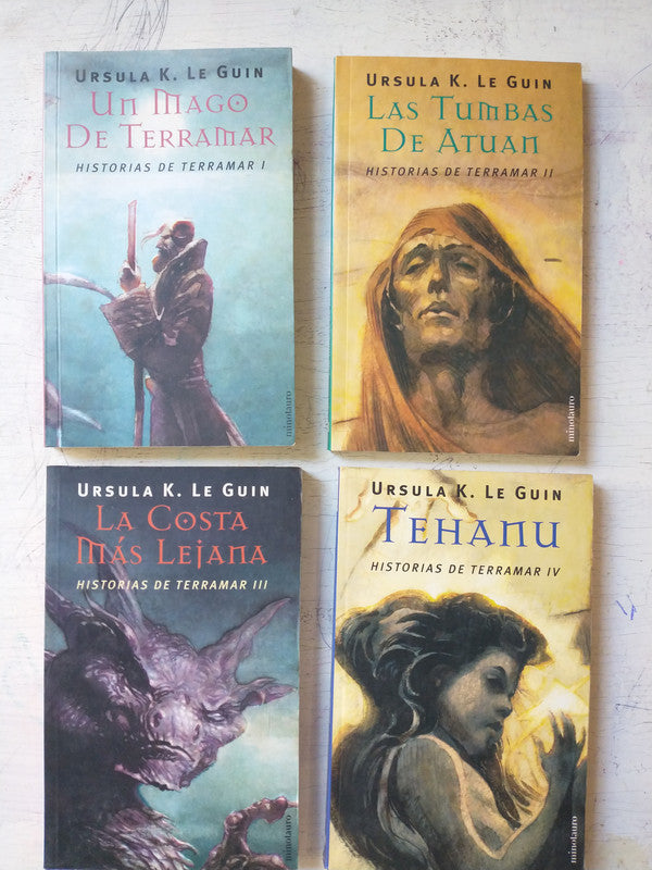 Libro usado en venta: Historias de Terramar (4 Volumenes) de Ursula K. Le Guin; editorial Minotauro impreso en 2006 realizamos envios a todo el mundo.1