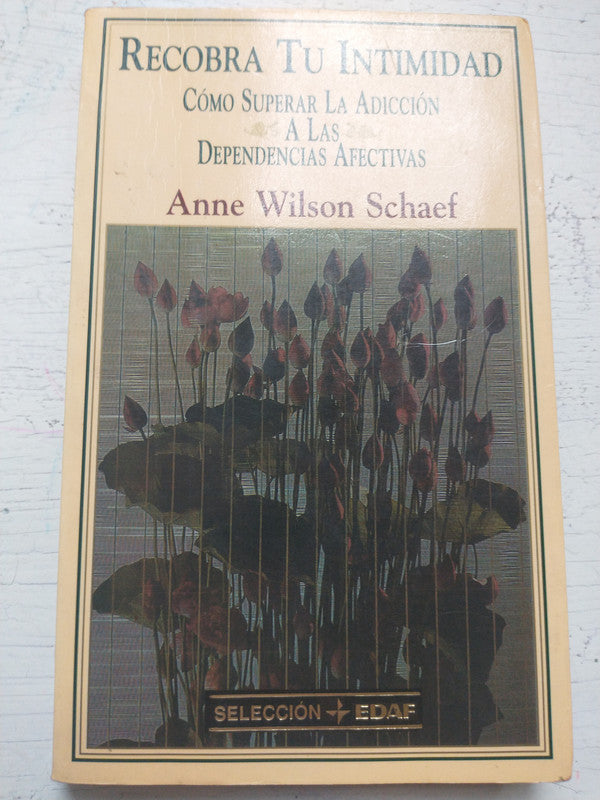 Libro usado en venta: Recobra tu intimidad de Anne Wilson Schaef; editorial Edaf impreso en 1999 realizamos envios a todo el mundo.1