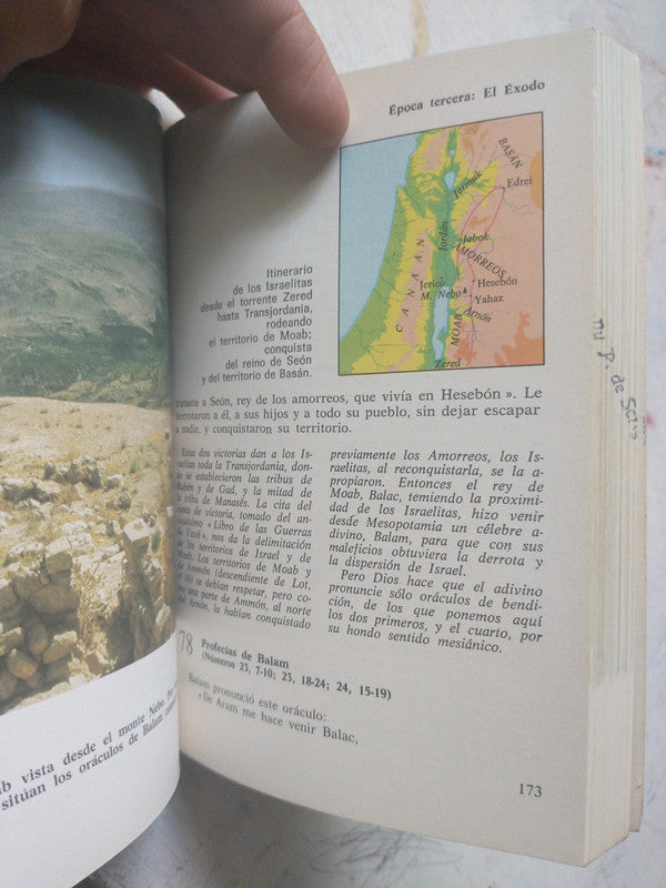 Libro usado en venta: La historia de la salvacion en el Antiguo Testamento de Enrico Galbiati; editorial Istituto S. Gaetano impreso en 1980.2