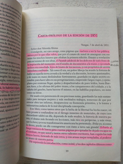 Libro usado en venta: Facundo de Domingo Faustino Sarmiento; editorial Agebe impreso en 2004 realizamos envios a todo el mundo.2