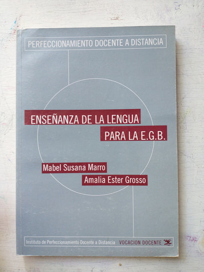 Libro usado en venta: Ense?anza de la lengua para la E.G.B. de Mabel Marro - Amalia Grosso; realizamos envios a todo el mundo.1