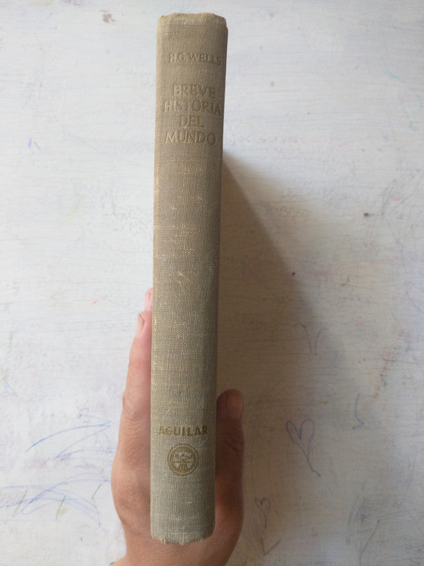 Libro usado en venta: Breve historia del mundo con veinte mapas de Herbert George Wells; editorial Aguilar impreso en 1959 envios a todo el mundo.4