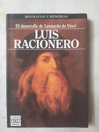 Libro usado en venta: El desarrollo de Leonardo Da Vinci de Luis Racionero; editorial Plaza & Janes impreso en 1986 realizamos envios a todo el mundo.1