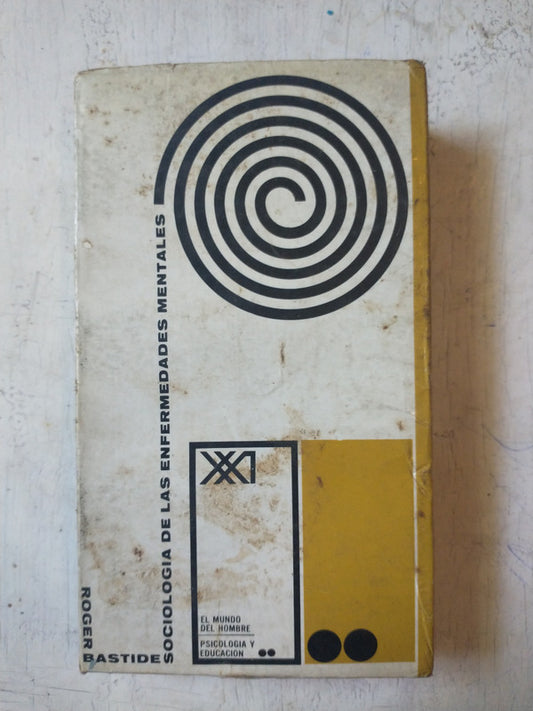 Libro usado en venta: Sociologia de las enfermedades mentales de Roger Bastide; editorial Siglo XXI impreso en 1967 realizamos envios a todo el mundo.1
