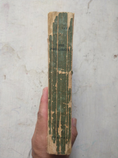 Libro usado en venta: Tipos Psicologicos de Carl Gustav Jung; editorial Sudamericana impreso en 1950 realizamos envios a todo el mundo.3