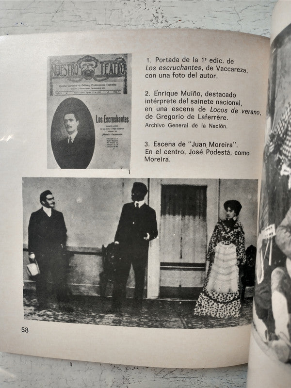 Libro usado en venta: El sainete de E. M. Suarez Danero; editorial Centro Editor de America Latina impreso en 1970 realizamos envios a todo el mundo.2