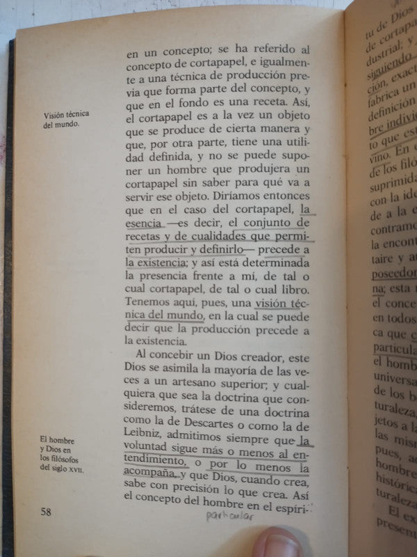 Libro usado en venta: El existencialismo es un humanismo de Jean - Paul Sartre; editorial Hyspamerica impreso en 1984 envios a todo el mundo.2