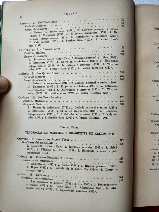 Libro usado en venta: El adolescente de 10 a 16 a?os de Arnold Gesell - F. Ilg - L. Ames; editorial Paidos impreso en 1971 envios a todo el mundo.2