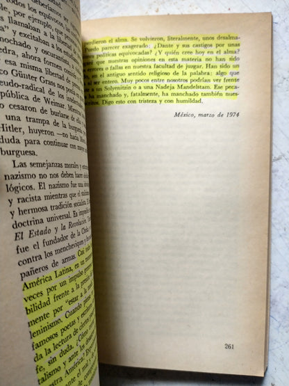 Libro usado en venta: El ogro filantropico de Octavio Paz; editorial Seix Barral impreso en 1983 realizamos envios a todo el mundo.3