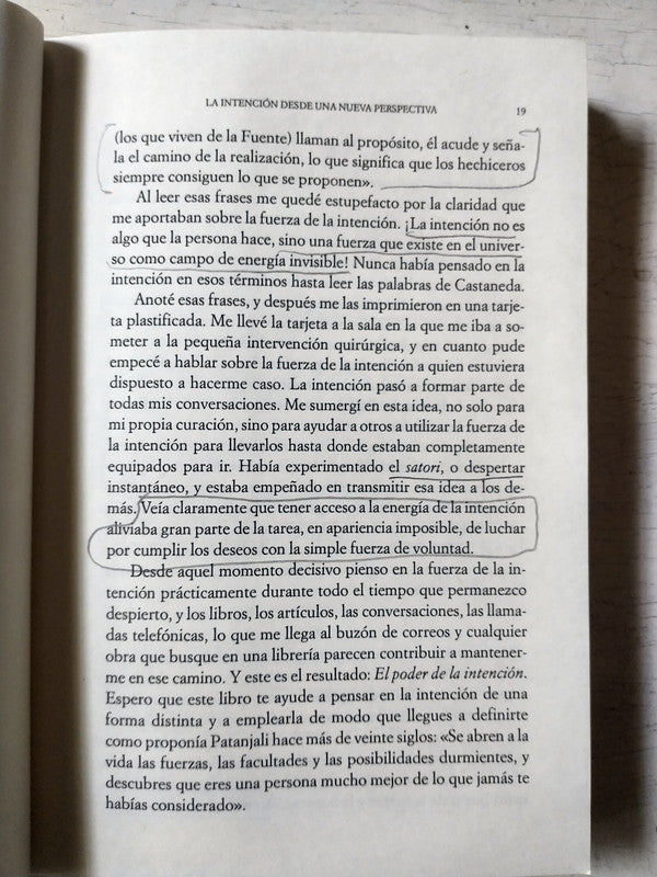 Libro usado en venta: El poder la intencion de Wayne W. Dyer; editorial Grijalbo impreso en 2005 realizamos envios a todo el mundo.2