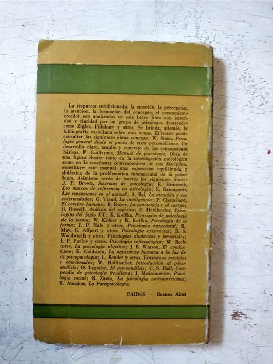 Libro usado en venta: Las funciones psicologicas de E. R. Guthrie; editorial Paidos impreso en 1967 realizamos envios a todo el mundo.2
