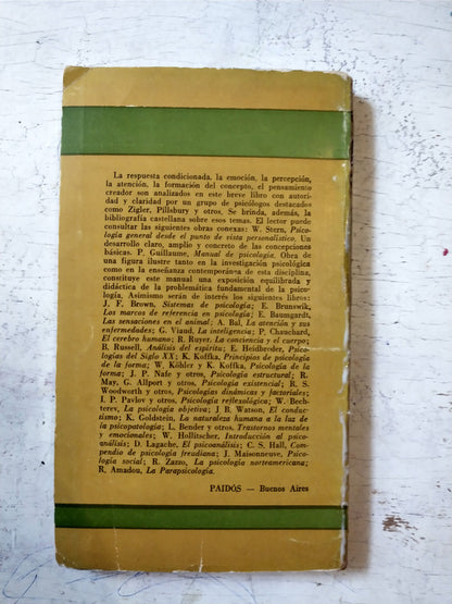 Libro usado en venta: Las funciones psicologicas de E. R. Guthrie; editorial Paidos impreso en 1967 realizamos envios a todo el mundo.2