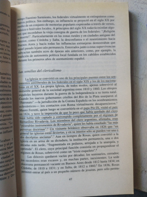 Libro usado en venta: La argentina autoritaria de David Rock; editorial Ariel impreso en 1993 realizamos envios a todo el mundo.3