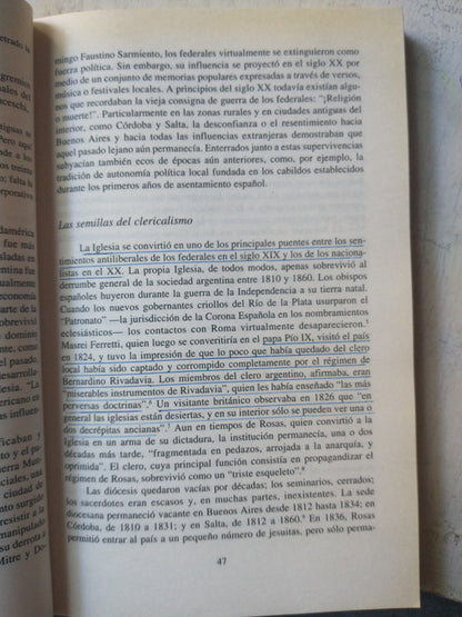 Libro usado en venta: La argentina autoritaria de David Rock; editorial Ariel impreso en 1993 realizamos envios a todo el mundo.3