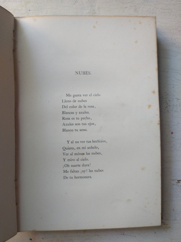 Libro usado en venta: Poesias de D. Jose Martinez Monroy; impreso en 1864 realizamos envios a todo el mundo.4