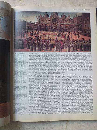 Libro usado en venta: El mundo del Renacimiento - Vol. 2 de Atlas; editorial Folio impreso en 1994 realizamos envios a todo el mundo.3
