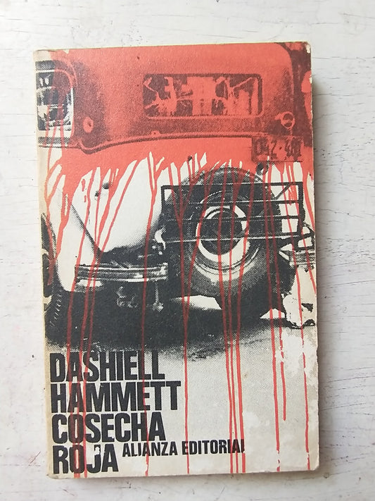 Libro usado en venta: Cosecha roja de Dashiell Hammett; editorial Alianza impreso en 1991 realizamos envios a todo el mundo.1