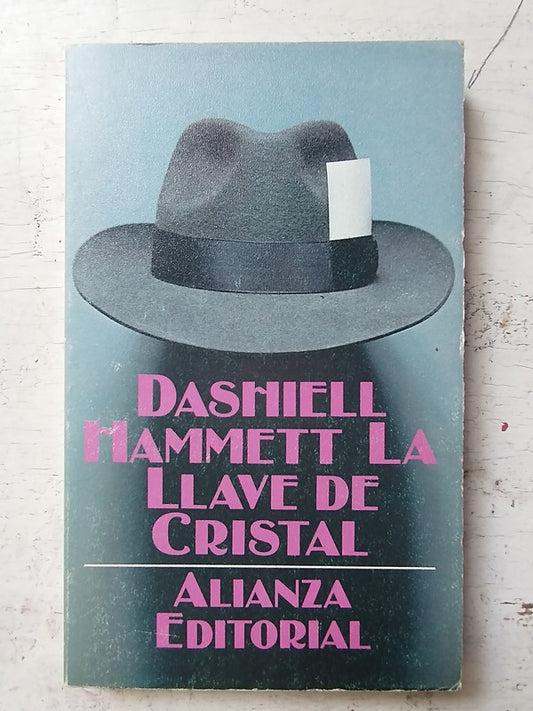 Libro usado en venta: Llave de cristal de Dashiell Hammett; editorial Alianza impreso en 1990 realizamos envios a todo el mundo.1