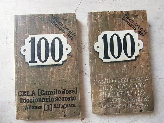 Libro usado en venta: Diccionario secreto (2 Volumenes) de Camilo Jose Cela; editorial Alianza impreso en 1989 realizamos envios a todo el mundo.1