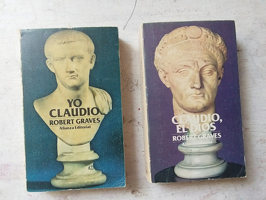 Libro usado en venta: Yo Claudio - Claudio, El Dios de Robert Graves; editorial Alianza impreso en 1979 realizamos envios a todo el mundo.1