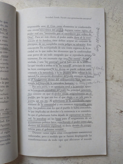 Libro usado en venta: Sociedad, Estado, Nacion: Una aproximacion conceptual de Jorge Saborido; editorial Eudeba impreso en 2004 envios a todo el mundo.3