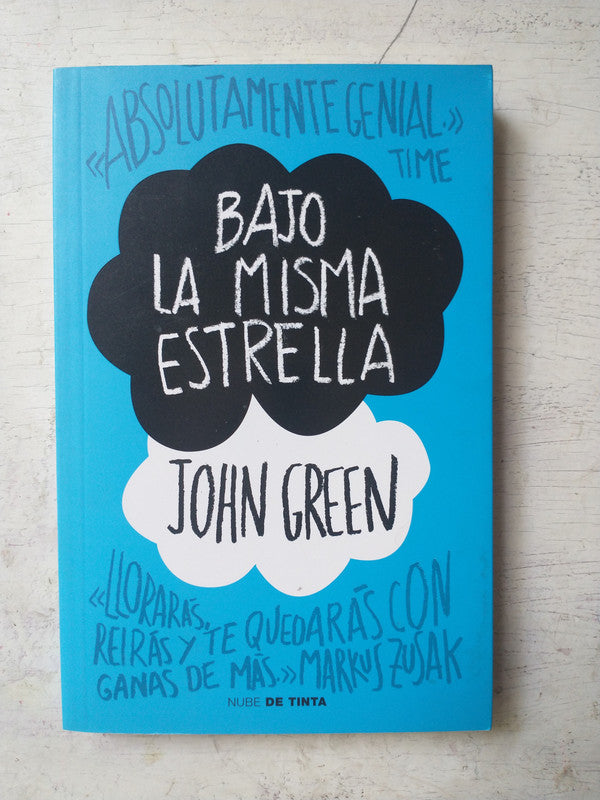 Libro usado en venta: Bajo la misma estrella de John Green; editorial Nube de Tinta impreso en 2014 realizamos envios a todo el mundo.1