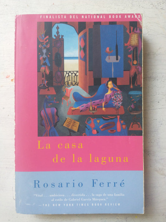 Libro usado en venta: La casa de la laguna de Rosario Ferre; editorial Vintage impreso en 1996 realizamos envios a todo el mundo.1