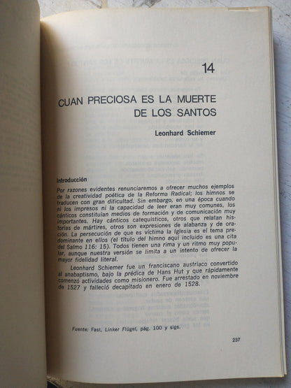 Libro usado en venta: Textos escogidos de la reforma radical de John Howard Yoder; editorial La Aurora impreso en 1976 envios a todo el mundo.4