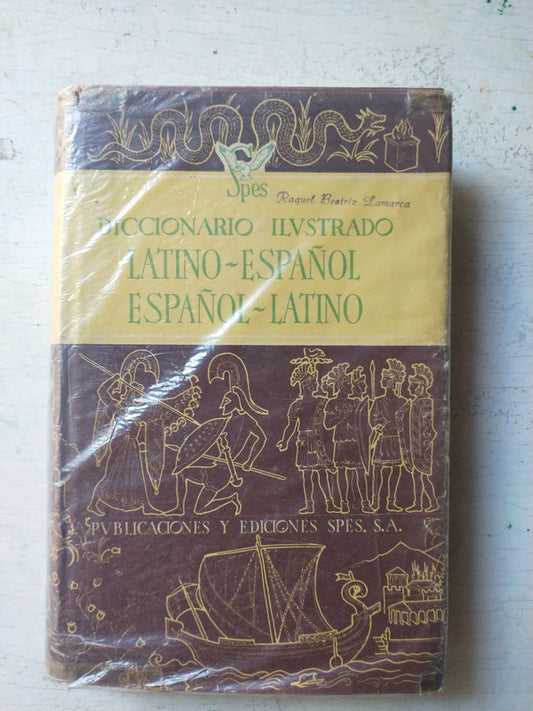 Libro usado en venta: Latino - Espa?ol / Espa?ol - Latino de Diccionario ilustrado; editorial SPES impreso en 1960 realizamos envios a todo el mundo.1