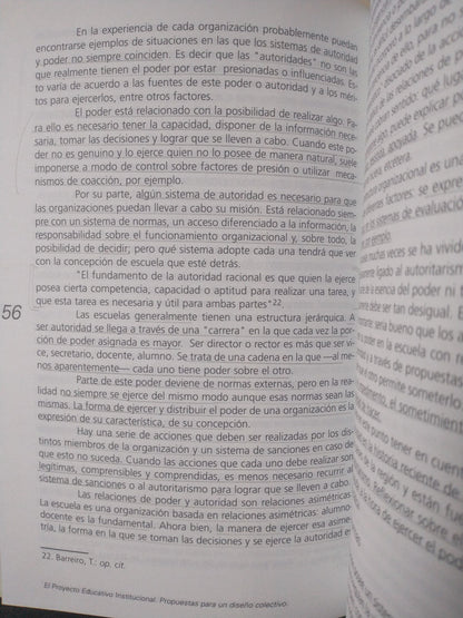 Libro usado en venta: El proyecto educativo institucional de Irene Alfiz; editorial Aique impreso en 1997 realizamos envios a todo el mundo.3