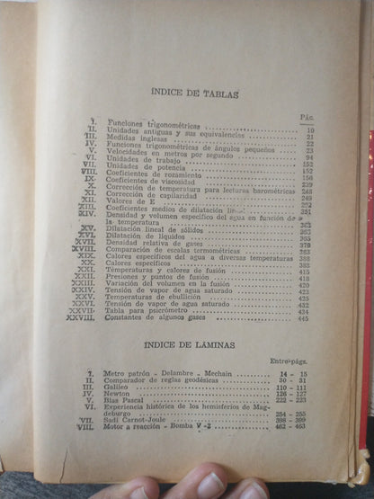 Libro usado en venta: Fisica elemental 1 de J.S. Fernandez - E.E. Galloni; editorial Nigar impreso en 1954 realizamos envios a todo el mundo.2