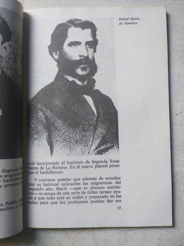 Libro usado en venta: Marti momentos importantes de Rafaela Chacon Nardi; editorial Gente Nueva impreso en 1984 realizamos envios a todo el mundo.3
