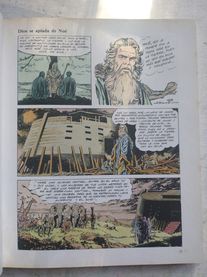 Libro usado en venta: La Biblia en comic de Claude Moliterni - Jesus Blasco; editorial Montena impreso en 1983 realizamos envios a todo el mundo.3